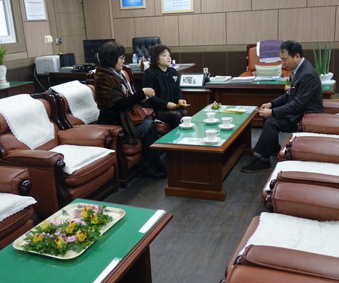 인천 신송고등학교 표창 수여 / 2016년 2월 4일